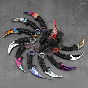 Messen CSGO Outdoor Claw Sharp Game Wolf Knife Multicolour Camping Exquisite Survival Training Tool