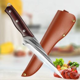 Couteaux Forgés Cleaver Cuisine Chef Couteau à haute teneur en carbone en acier acier de viande de poisson