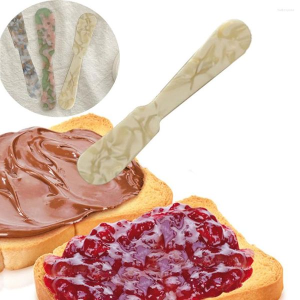 Couteaux originaux Style Ins cuillère à Dessert française, couteau à beurre et à confiture, vaisselle en plastique, joli ensemble mignon et fourchette