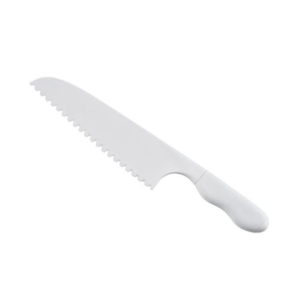 Couteaux Couteau à fruits en plastique pour enfants Cuisine Lete Salade Coupe dentelée Couteaux à gâteau bricolage 28,5 x 5 cm Cuisine de jardin à la maison, Couverts de bar à manger Dhxwz