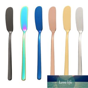 Messen roestvrijstalen boter kaas dessert spreaders crème goud zwart rosegold western bestek ontbijt tool voor keuken set