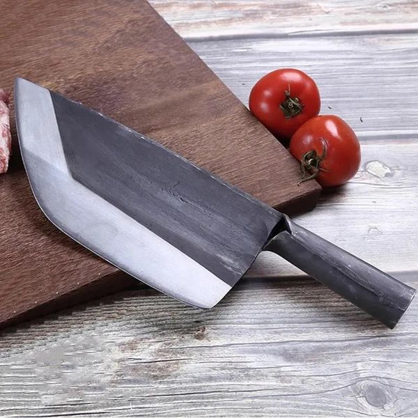 Cuchillos de acero inoxidable, cuchillo de carnicero forjado hecho a mano, cuchillo chino para cortar carnicero, cuchillo de carnicero, cuchillos de Chef de cocina