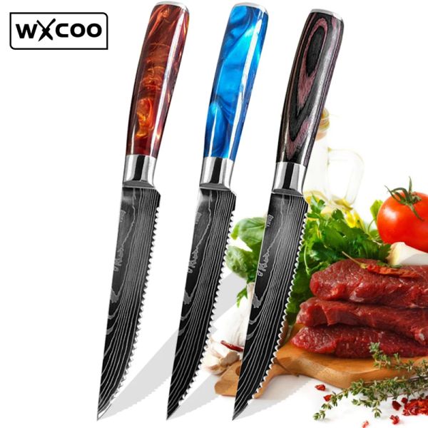 Cuchillos Cuchillo para carne de acero inoxidable, cuchillo afilado para deshuesar frutas y verduras, utensilio de cocina, cuchillo de carnicero, herramienta para barbacoa