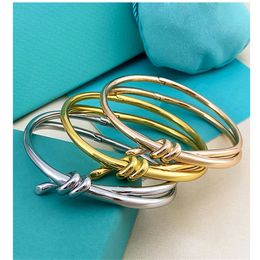 Bracelet à nœud en titane et acier, or rose, ne se décolore pas, bracelet à nœud léger de luxe, corde à nœud rouge net pour enfants