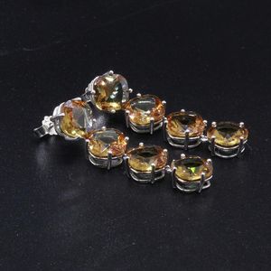 Pendientes sólidos de piedras preciosas de nudo MH zultanita para mujer, regalo, Plata de Ley 925 roja, anillo de piedra de diásporo que cambia de Color, joyería fina