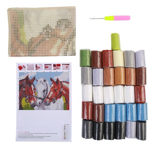 Artesanías de alfombras de nudos para adultos kit de alfombra de gancho de gancho de pestillo bordado de lienzo de flores con pasatiempo de patrón y kit de tapiz de costura