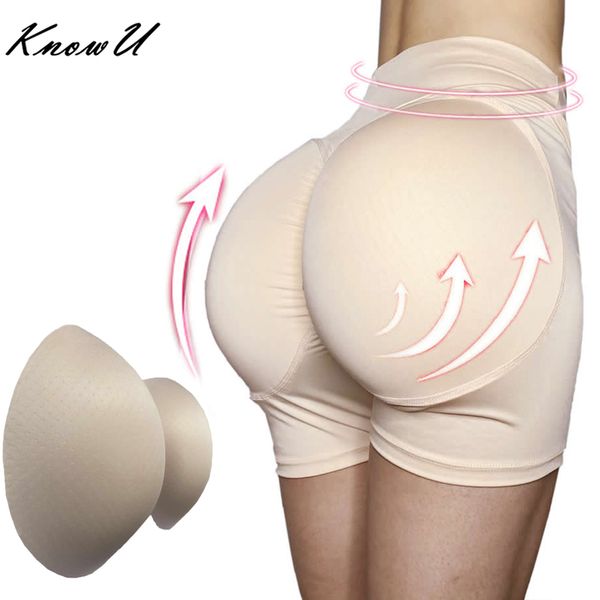 KnowU-pantalones cortos de realce de trasero falso para travesti, moldeador de cuerpo, almohadillas para la cadera, potenciador, transexual, transgénero, cambiador de forma