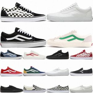 KNU Classic Old Skool Negro Blanco Azul Azul marino para hombre Zapatos casuales OG Lienzo patineta Red fmens para mujer Plataforma c2JO #