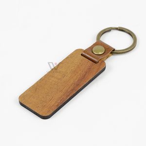 Koa bois luxe blanc bois porte-clés sangles téléphone portable breloques porte-clés en cuir pour enseignants porte-clés porte-clés