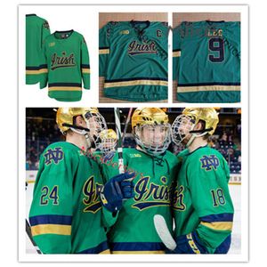 KOB 18 Jake Evans Hockey Jersey Cal Petersen Steven Fogarty 9 Anders Lee 5 Robbie Russo 21 Bryan Rust Ice Ice Jerseys Nd College Custo