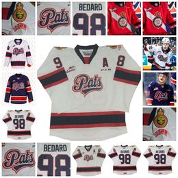 KOB Custom WHL Regina Pats Regina Hockey Jersey Connor Bedard Parker Berge Tanner Brown Layton Feist Riley Ginnell Omen Harmacy Stitched