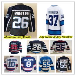 Kob Mark Scheifele Hockey Jerseys Blake Wheeler Nikolaj Ehlers David Gustafsson Sam Gagner Josh Morrissey Connor Hellebuyck Kyle Connor Sak