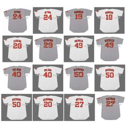 Kob Vintage 1971 Houston Baseball Jersey 24 Jimmy Wynn 18 Joe Morgan 28 Cesar Cedeno 49 Larry Dierker 40 Don Wilson 50 J.R. Richard Cesar