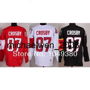 Kob Weng 2016 2014 Invierno #87 Sidney Crosby Hockey Jerseys Red blanco blanco Color Black cosido