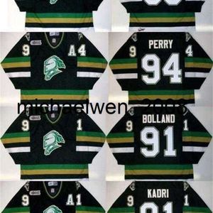 KOB Weng personalizar ohl para hombres para hombres Londres Jersey 91 Dave Bolland 91 Nazem Kadri 94 Corey Perry Hockey Jerseys Cheap Tutit Cut Jerseys