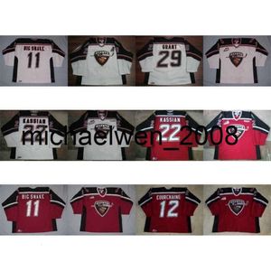 Kob Weng Personnalisez WHL Giants Mens Womens Kids 22 Matt Kassian 12 Adam Courchaine 29 Tristan Grant Grant Ice Hockey Jersey