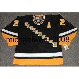 KOB Weng Men Women Youth Rick Tocchet 1993 CCM Vintage Away Hockey Jersey allemaal genaaid van topkwaliteit elke naam elke getaldo-doelman Cut