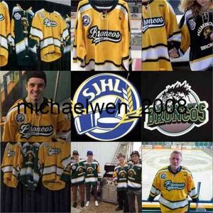 Kob Weng Top Quality Humboldt Jerseys Macpherson à 100% Cousue de hockey personnalisée tout nom n'importe quel numéro vintage s-xxxl