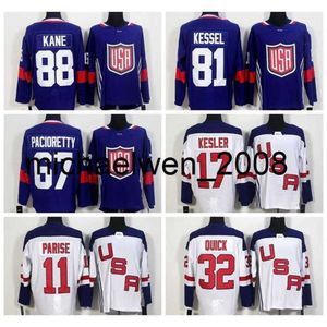 Kob Weng Wereldbeker 2017Team USA Hockey Jerseys US 11zach Parise 88Patrick Kane 81Phil Kessel 32Jonathan Quick 67Max Pacioretty 17yan Kesler