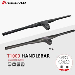 KOCEVLO T1000 fibre de carbone intégré vtt guidon de vélo Riser-12 ° degrés 740mm vis vtt XC ENDURO 240131