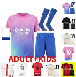 Koche Pulisic Rafa Leo Soccer Jerseys 2023 2024 Milans Reijnders Loftus-Cheek Maignan Ibrahimovic Football Shirts Theo Adult Men Kids Kit Kit 23 24 Fourth Uniforms