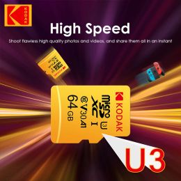 Kodak Micro SD-kaart 64 GB 32G U3 V30 4K Class10 Flash Memory Card 32 GB 64 GB TF-kaart Tarjeta Microsd Card UHS-I-kaart voor laptop PC