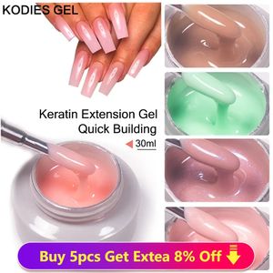 KODIES GEL Builder Nagelgel voor 30ML Semi Permanente UVLED Poly Harde Keratine Eiwit Vernis Art Manicure 240219