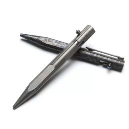 Koevoeten, recién llegado, bolígrafo TWOSUN Bolt Action, bolígrafo de titanio con Clip, herramienta EDC de tamaño compacto