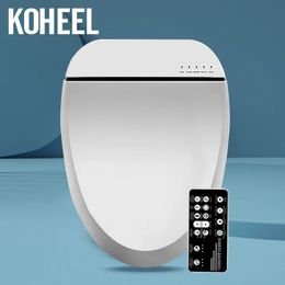 KOHEEL – housse de siège de toilette intelligente, housse de siège de toilette intelligente, couverture de Bidet électronique, siège propre et sec, chauffage des toilettes, 240327