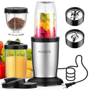 KOIOS 850W Bullet Persoonlijke Shakes Smoothies, 11 Stuks Smoothie Blenders voor Keuken, Eiwitdranken, Kleine Kop Blender Grinder met 2 * 17oz To-go Cups en