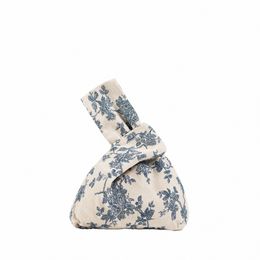 Kokopea Japonais Mini Portable Noeud Poignet Sac Femmes Top Poignée Sac Simple Bourse Sacs À Main Étanche Boutique Sac Phe Clé Pochette S1nD #