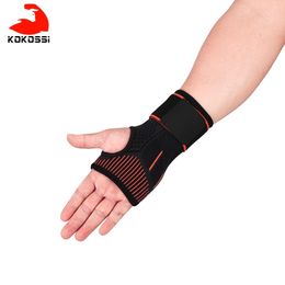 Support Kokossi 1PCS de haute qualité de protection sportive Boxing Enveloppe de main + support de bracelet bandage d'haltérophilie