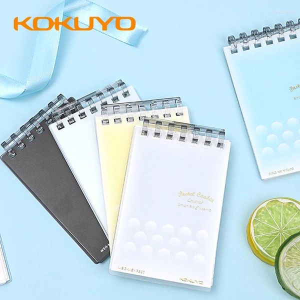 Kokuyo Memo Mini livre à feuilles mobiles Biscuits de couleur claire Soft CampusA7 Notebook Bobine détachable Portable Étudiant