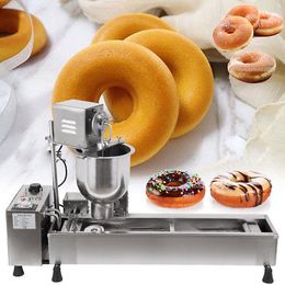 Gratis verzending naar deur Kolice Automatische donutmachine, automatische donut donuts Fying Machine/Auto Donut Maker, Auto Fying Donut Maker met Auto Counting