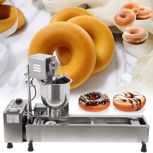 Gratis verzending naar deur Kolice Automatische donutmachine, automatische donut donuts Fying Machine/Auto Donut Maker, Auto Fying Donut Maker met Auto Counting
