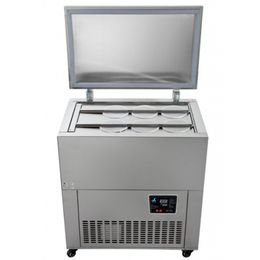 Kolice cocina comercial 6 tanques congelador de bloques de acero inoxidable máquina para fabricar bloques de hielo raspado copo de nieve