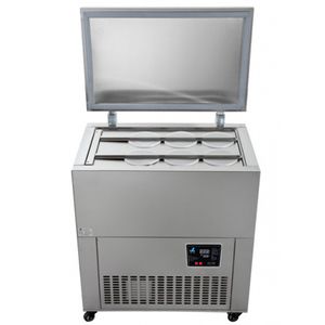 Kolice cuisine commerciale 6 réservoirs bloc en acier inoxydable congélateur flocon de neige bloc de glace rasé faisant la Machine