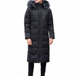 Kolmakov Nouvelle veste en duvet d'oie pour hommes hiver X-LG Parkas grande taille S-5XL, 6XL manteaux à capuche pour hommes noir armée vert doudoune e9iK #