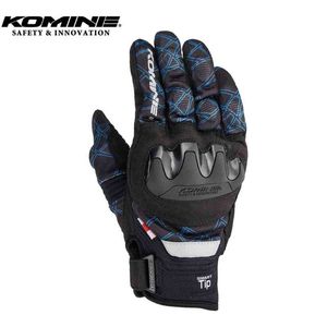 KOMINE été hommes respirant Motocross écran tactile Moto gants 3D maille Moto Protection GK-220