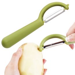 Konco Ultra Sharp Beelers de frutas y verduras, pelado de julienne para papas con mango de silicona ergonómica, aparatos de cocina