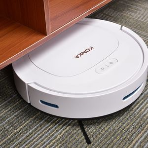 Konka Robot Vacuum Cleaner Run 150min Sweep en Nat Mopping Desinfectie voor Hard Floorscarpet Kosten automatisch