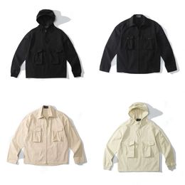 Konng 2021 Gonng Fashion Trendy Shirt and Sweat à capuche Spring Automne New Ghost Series Pocket Pullover Pullover Jacket