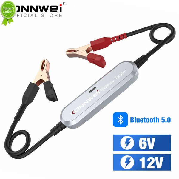 KONNWEI BK100 Bluetooth 5.0 testeur de batterie de moto de voiture 6V 12V analyseur de batterie 100 à 2000 CCA outils de Test de démarrage de charge