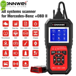 Konnwei KW460 OBD2-scanner voor Mercedes-Benz ABS Airbag Oil ABS EPB DPF SRS TPMS Reset volledige systemen Diagnostisch gereedschap W212 Benz