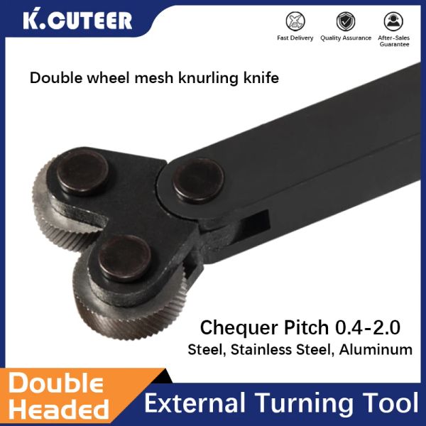 Kookplaat 6 pièces 0.5mm 1.0mm 1.5mm trou intérieur roue de gaufrage + couteau à moleter à grain réticulé 1 pièce 20mm x 18mm porte-outil de tour en acier plaque de cuisson