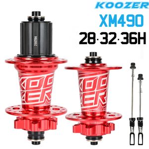 Koozer XM490 FUBS SELLADO COLEDO MTB Montaña Bike BUB QR a 28 32 36 HOJOS DISCO FRENO BICCLE BUCHCLE PARA K7 HG SX NX XD MS 12S