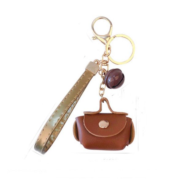Porte-clés de voiture en cuir PU pour hommes et femmes, créatif et exquis coréen, pendentif de clé de taille, bijoux, vente en gros, porte-monnaie