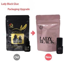 Corea Lady Black Eyelash Extension Glue Secado rápido 5 ml Herramientas de maquillaje de adhesivo de pestañas postizas originales