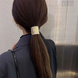 Korea Metall Einsatz Haarnadel Hochwertige Mental Cast Konkaven Und Konvexen Handwerk Haar Schnalle Pferdeschwanz Clip Haar Gabel Haar Clip