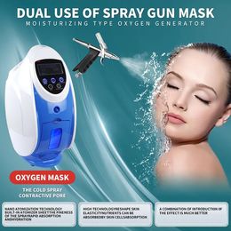 Korea Oxygen Facial Mask Mask Machine Jet Peel Face Therapy Derma Anion Generato Jett Beauty Equipment